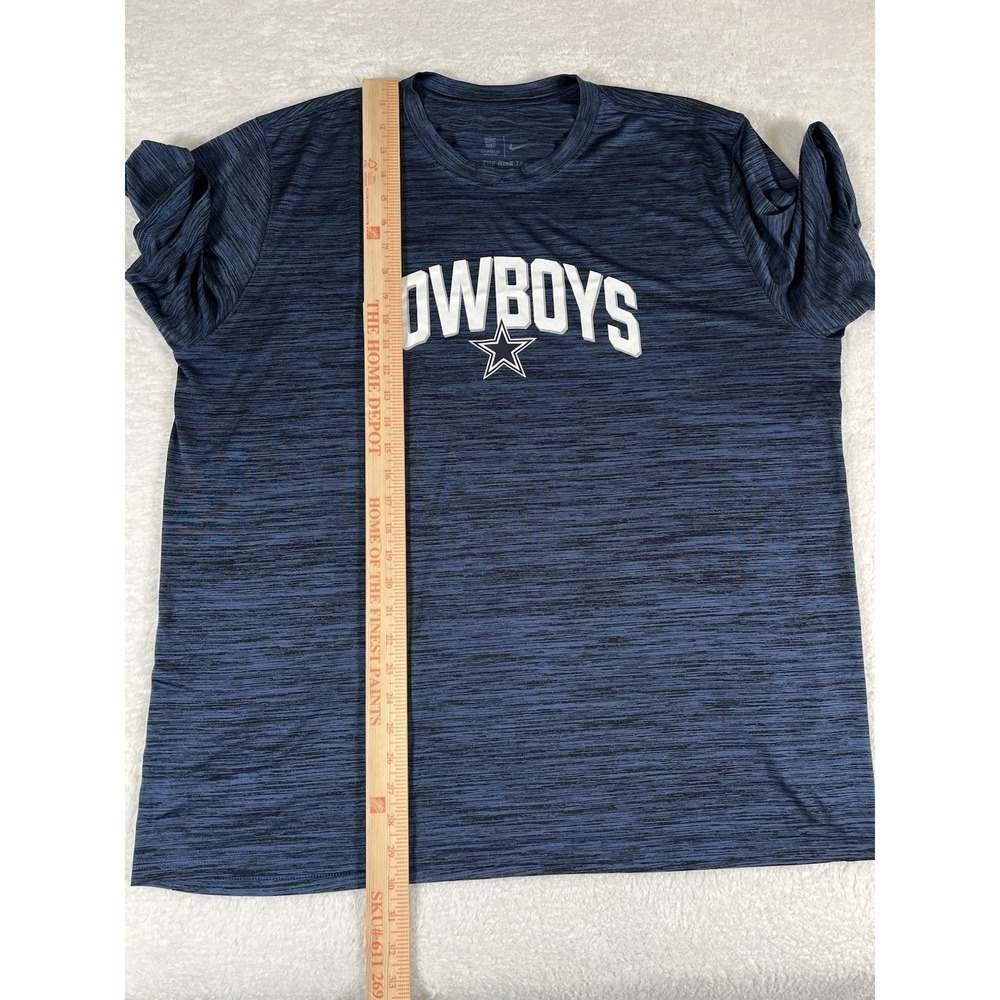 Nike Dri Fit Dallas Cowboys NFL Sideline Blue Short Sleeve T Shirt Men's‎ XXL - Picture 9 of 9